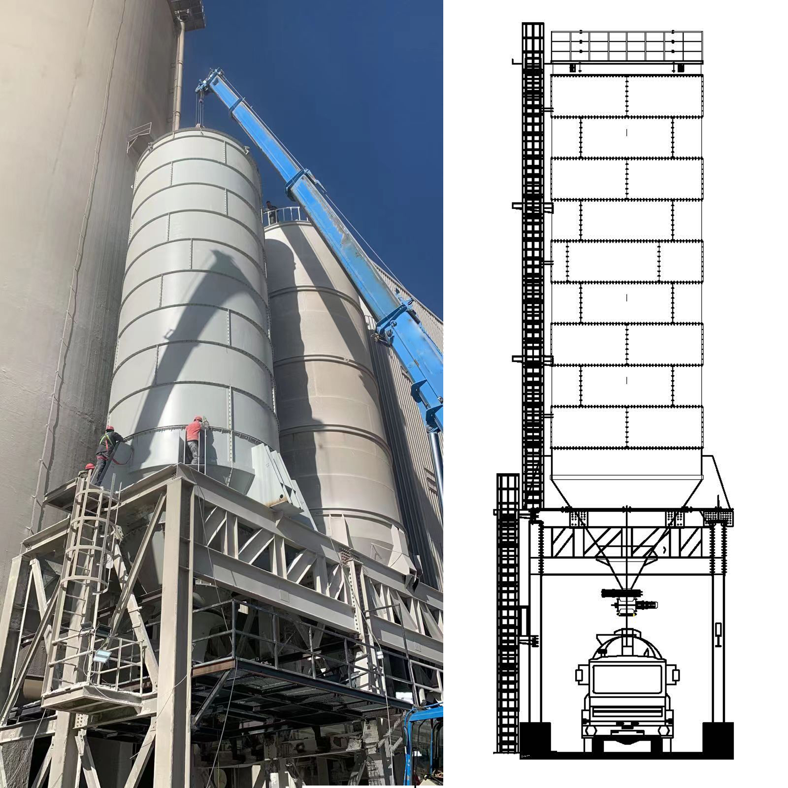 Steel Frame Silo